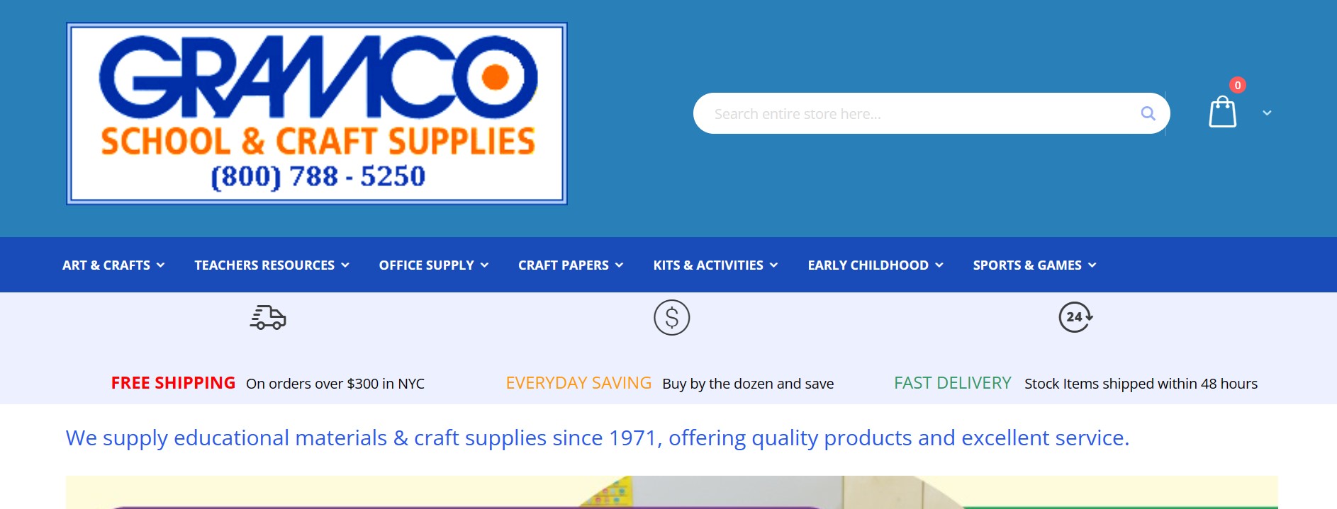 Gramco School Supplies - Save On Arts and Crafts Materials