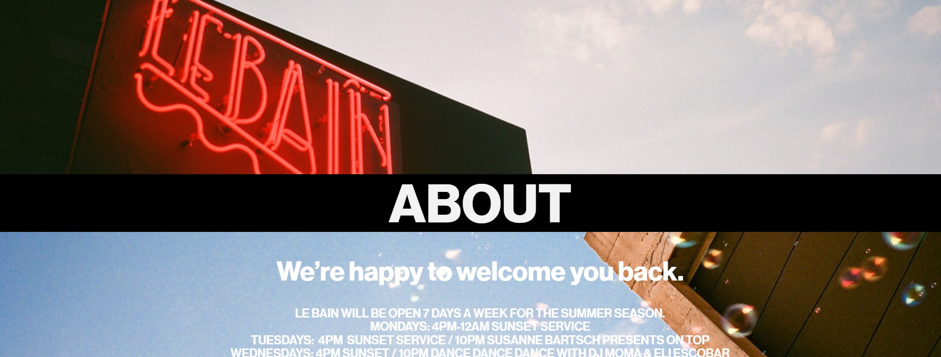 Le Bain (Party for Less)